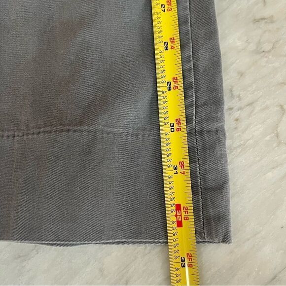 True Religion Casual Flat Front Khaki Gray Mid Rise Pants Size 27 - Picture 8 of 8